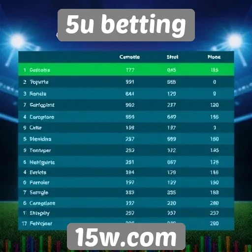 Opções de pagamento disponíveis no 5u betting